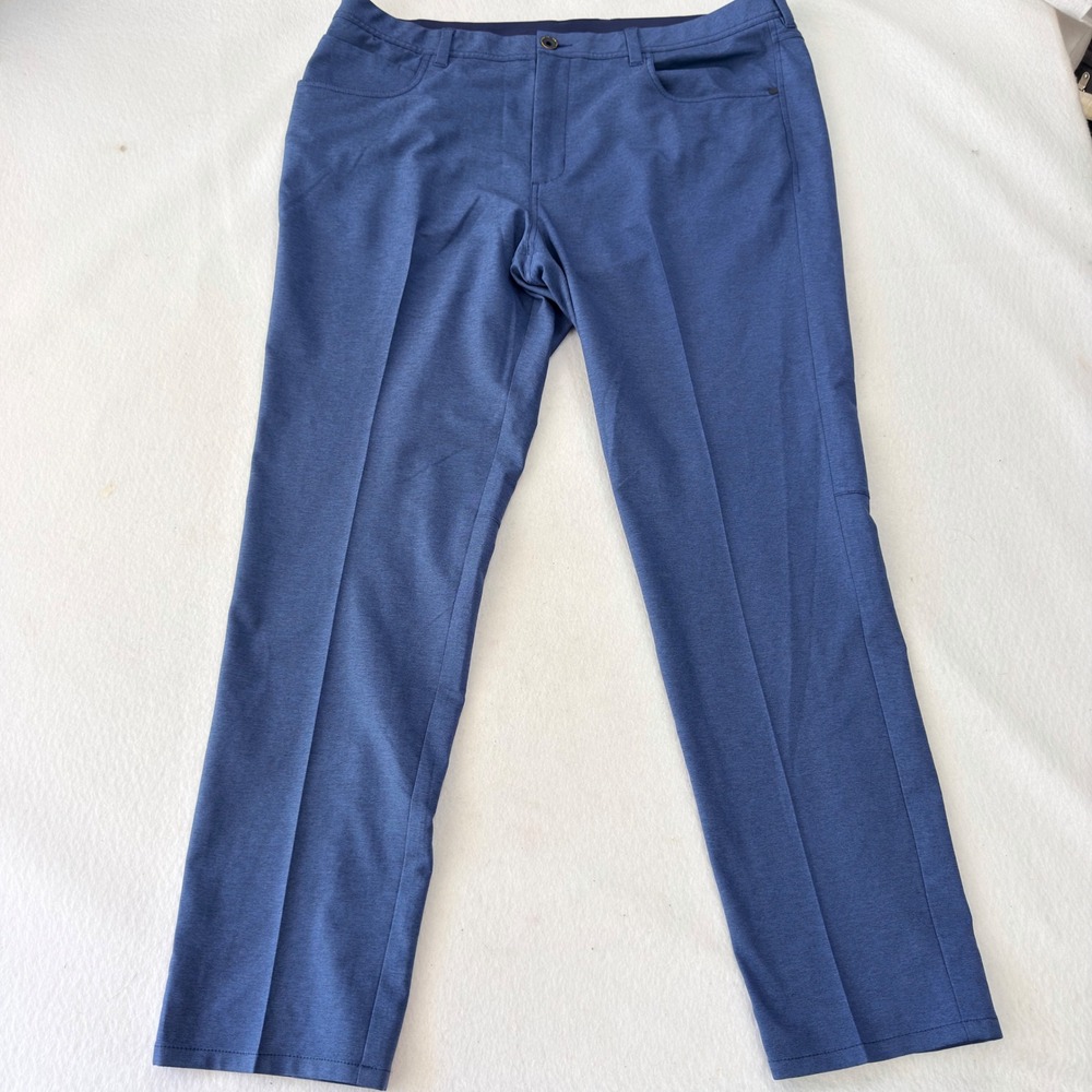 Tommy Bahama Men's 40x32 Blue Performance Stretch Pants 5 Pocket Golf